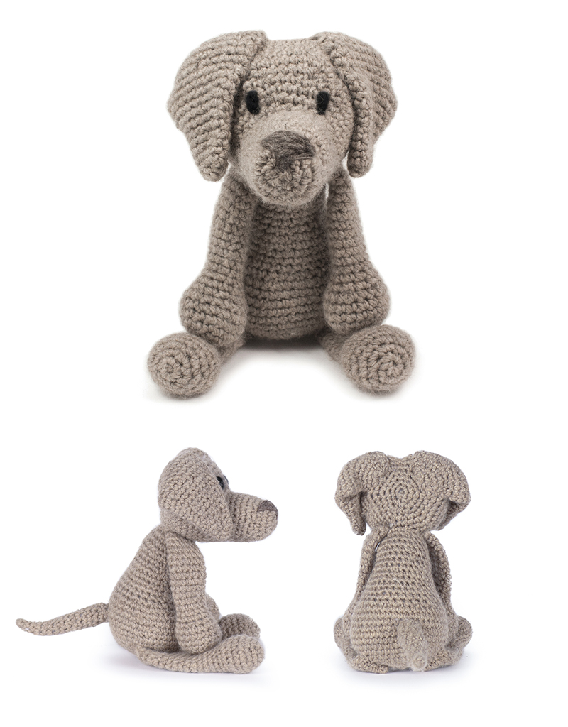 toft maximilian the weimaraner amigurumi crochet animal